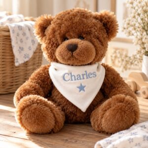 FOULARD POUR DOUDOU PERSONNALISABLE