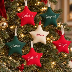 ÉTOILE DE NOËL PERSONNALISABLE